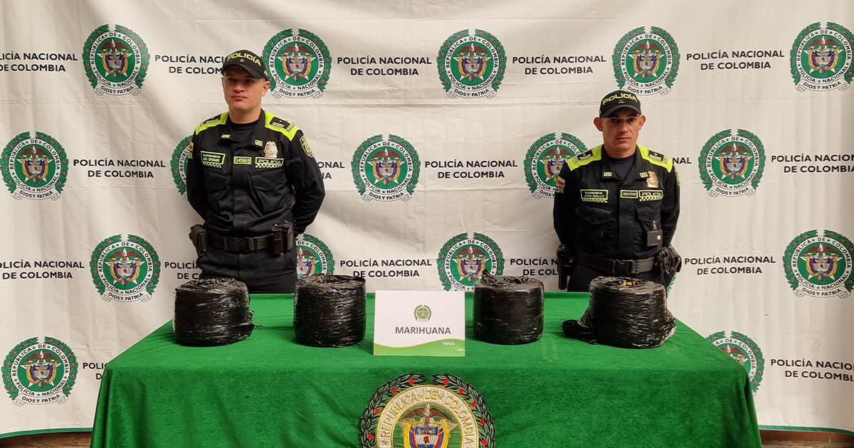 Frustran envío de 14 kilos de marihuana desde Aeropuerto El Dorado de Bogotá 
