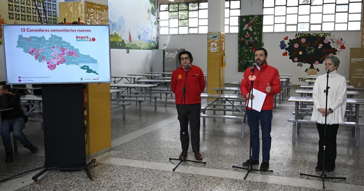 Bogotá abre 12 nuevos comedores comunitarios durante mayo de 2025