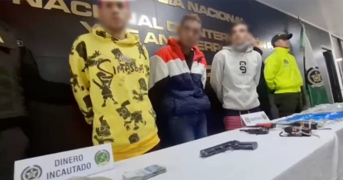 Cayeron 'Los Seguros', dedicados al tráfico de estupefacientes en Bogotá 