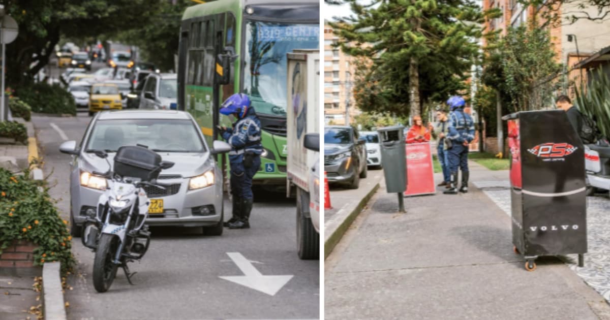 Operativos contra malparqueo en Bogotá sancionados tres valet parking mayo 2025