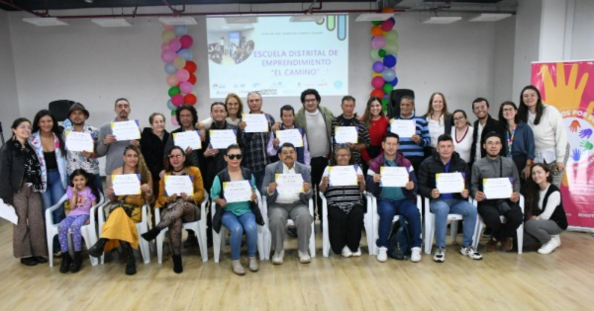 Graduación de habitantes y exhabitantes de calle en Bogotá 