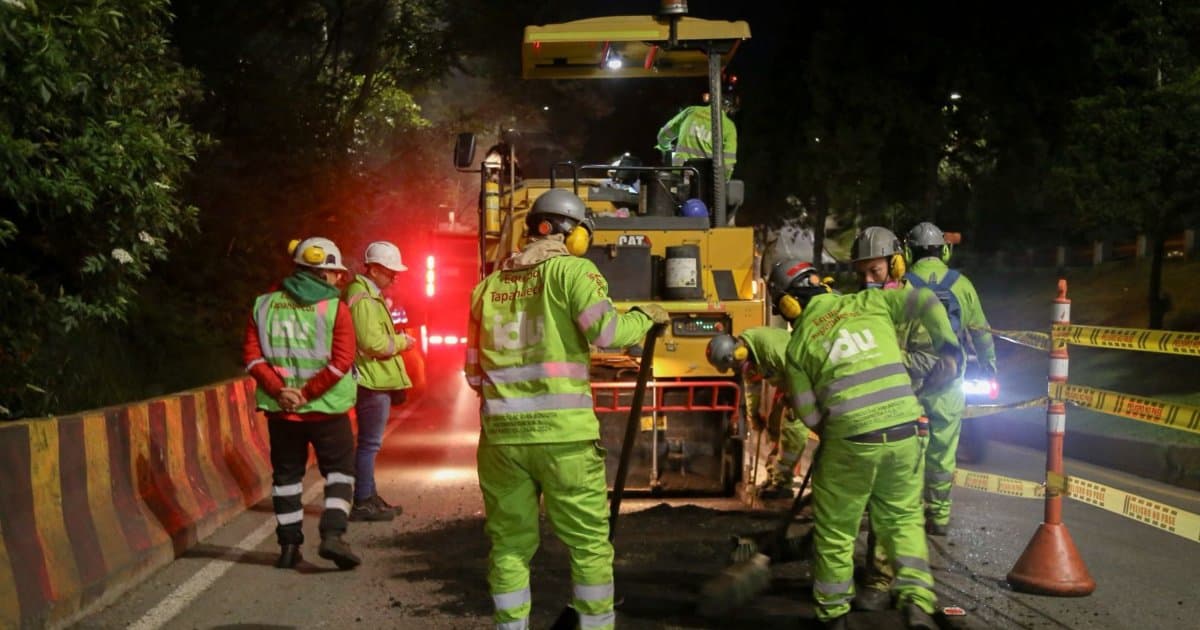 IDU y UMV hacen intervención de malla vial en av Circunvalar Bogotá