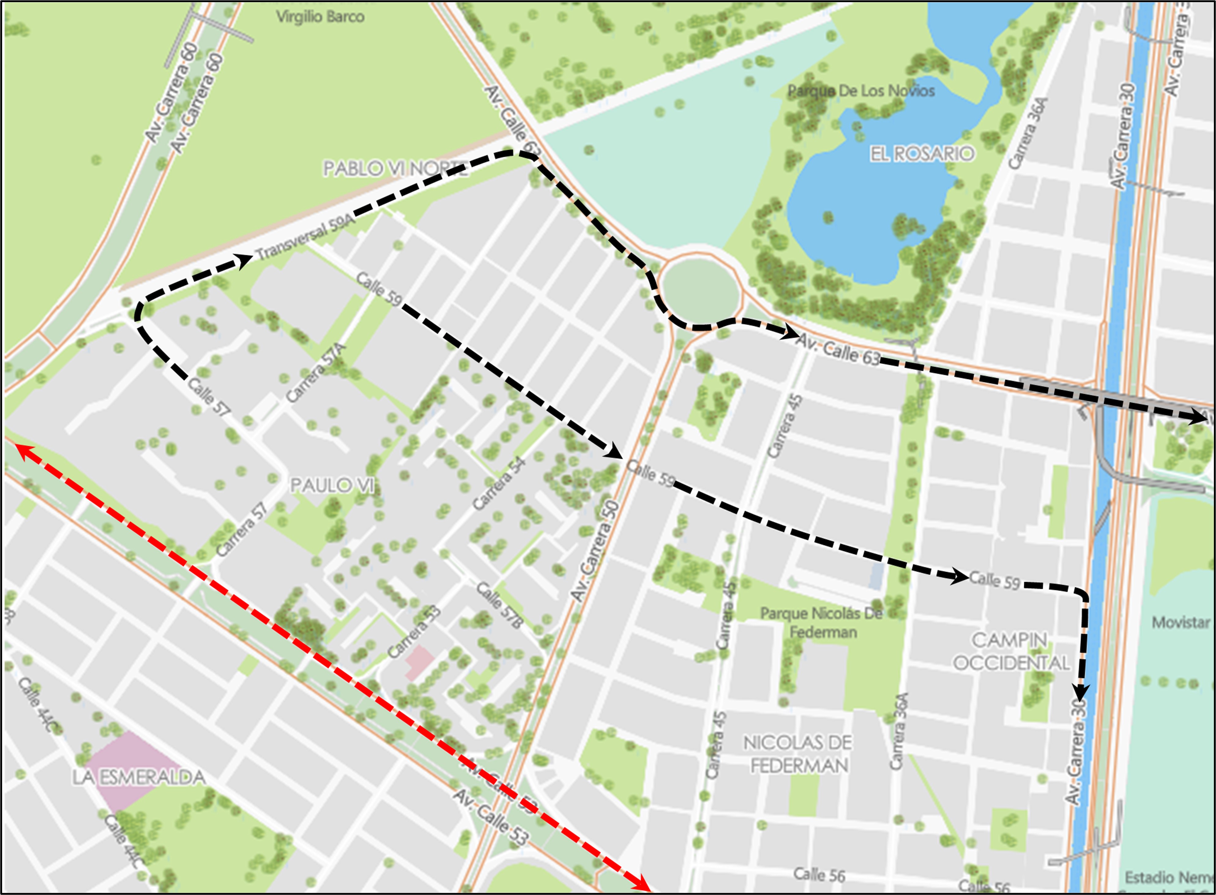 Cierres viales y desvíos por la Carrera por los Héroes 2025 en Bogotá