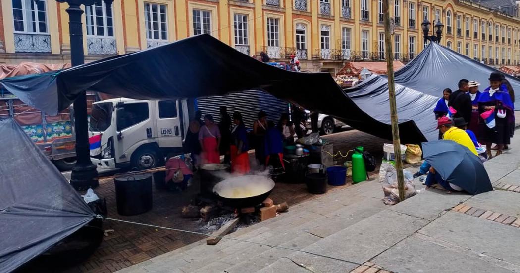 ¿Por qué los indígenas se tomaron la Plaza de Bolívar en Bogotá? 