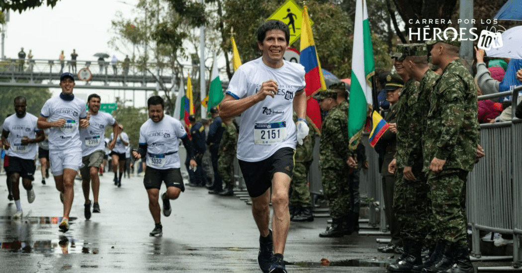 Cierres viales y desvíos por la Carrera por los Héroes 2025 en Bogotá