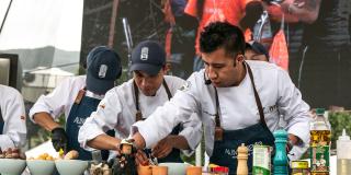 Dentro de las actividades se destacó los talleres que dictaron reconocidos chefs a nivel internacional -Foto: Alcaldía de Bogotá.