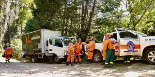 Móvil de fauna silvestre de Sec Ambiente está en la quebrada La Vieja