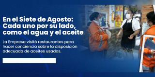 Acueducto visita restaurantes y verifica el manejo de aceites y grasas