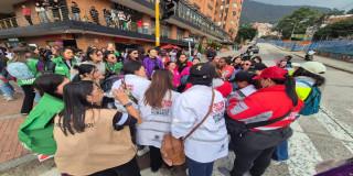 Más de 8.000 mujeres diversas se movilizaron durante el 8M en Bogotá