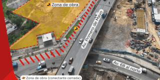 Metro Bogotá cierre conectante nororiental av Primero de Mayo con 68