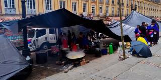 ¿Por qué los indígenas se tomaron la Plaza de Bolívar en Bogotá? 
