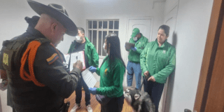 Rescate de Mía una canina víctima de maltrato en Teusaquillo Bogotá