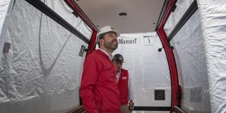 Ya están en Bogotá las primeras 48 cabinas TransMicable de San Cristóbal