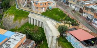 Alcalde Galán entregó obras de mitigación en San Isidro sur de Bogotá