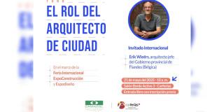 Foro El Rol del arquitecto de ciudad con Erik Wieërs este 20 de mayo 