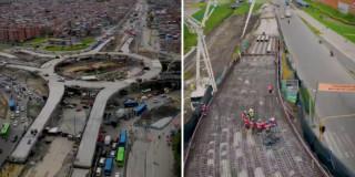 Movilidad Bogotá avanza construcción glorieta avenida Cali con avenida Américas