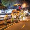 Distrito tapa huecos en carrera Séptima Bogotá 70 mil metros cuadrados