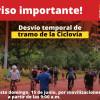 Cierre tramo de Ciclovía de Bogotá por Marcha del Silencio 15 de junio