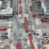 Obras Metro Bogotá paso peatonal subterráneo de estación Av Jiménez